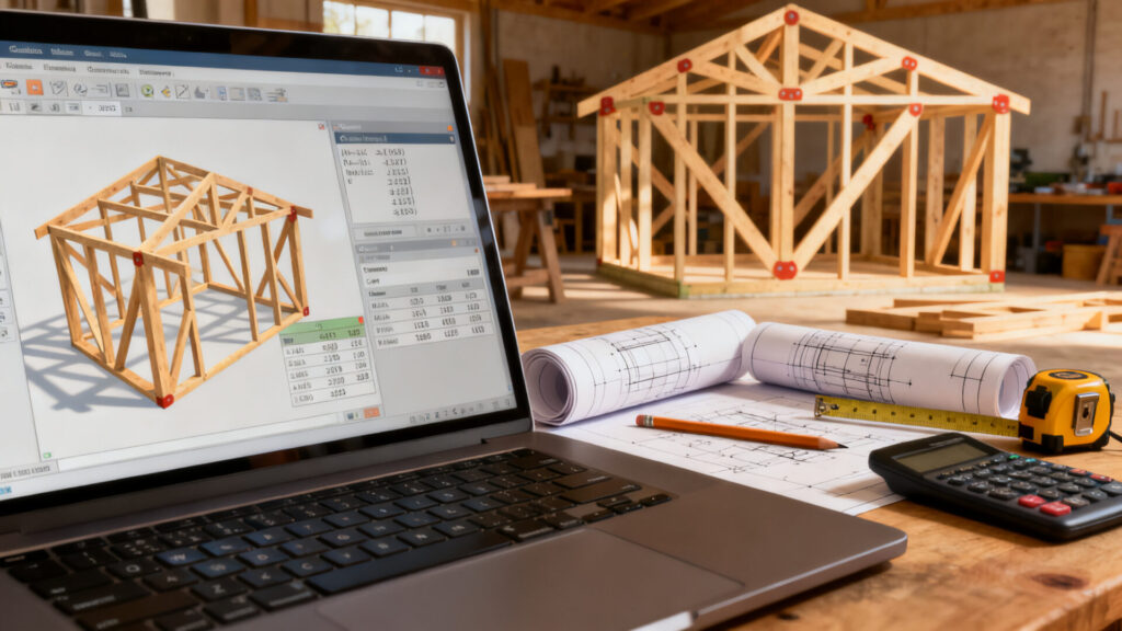 Quel est le meilleur logiciel gratuit pour calculer une charpente en bois ?